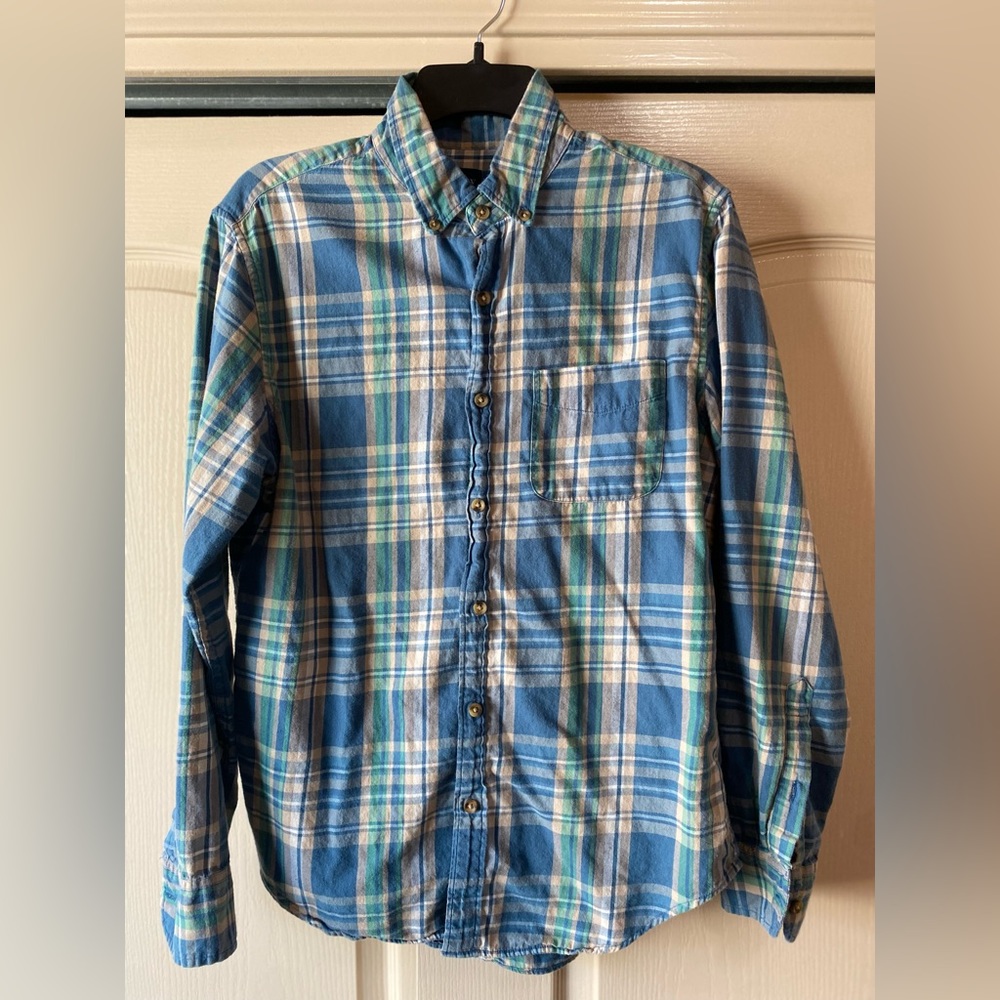 J Crew Factory Men’s Plaid Shirt